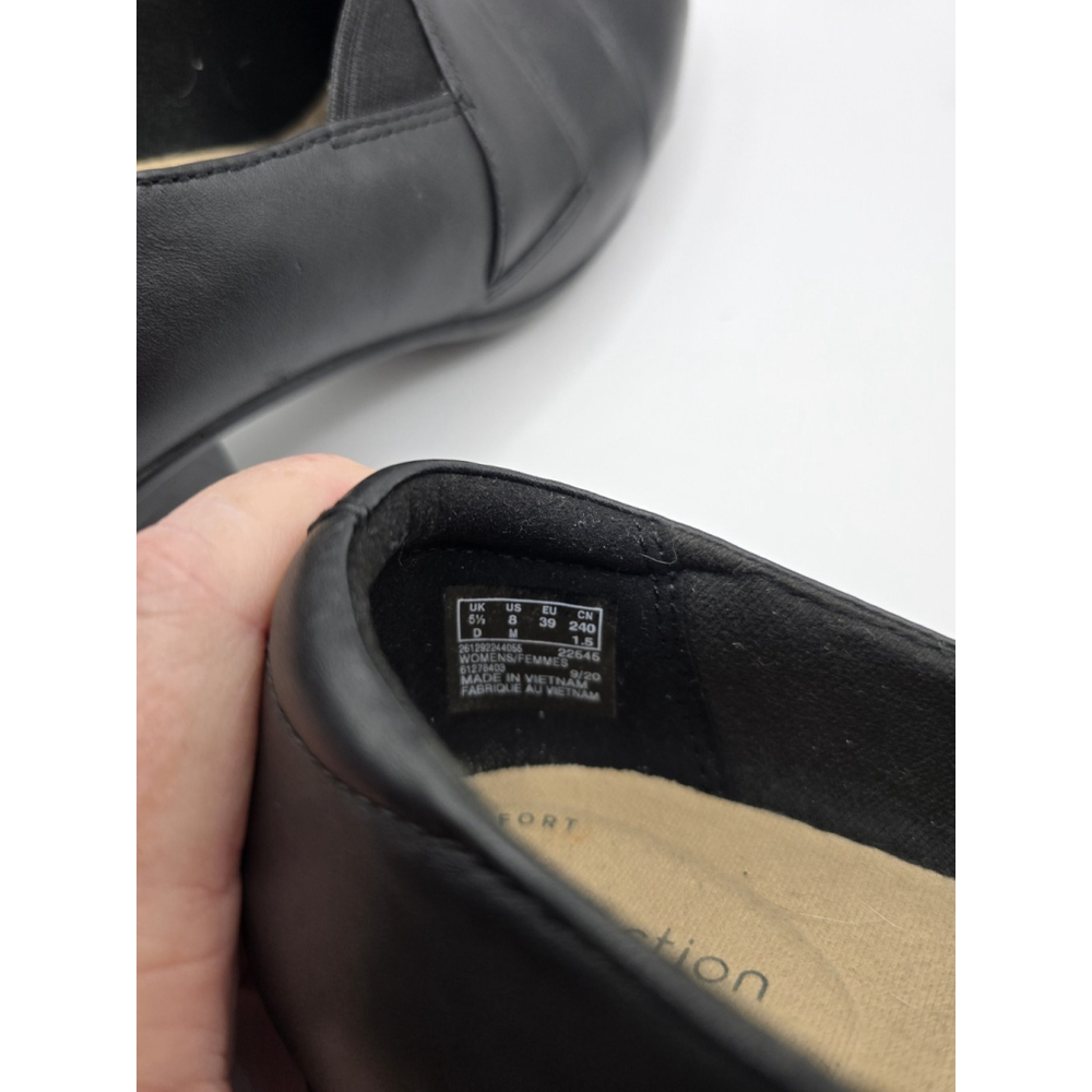 Clarks Ultimate Comfort ROSALYN ADELE Square Heel Black Shoes Ladies Size 8M - Picture 13 of 13